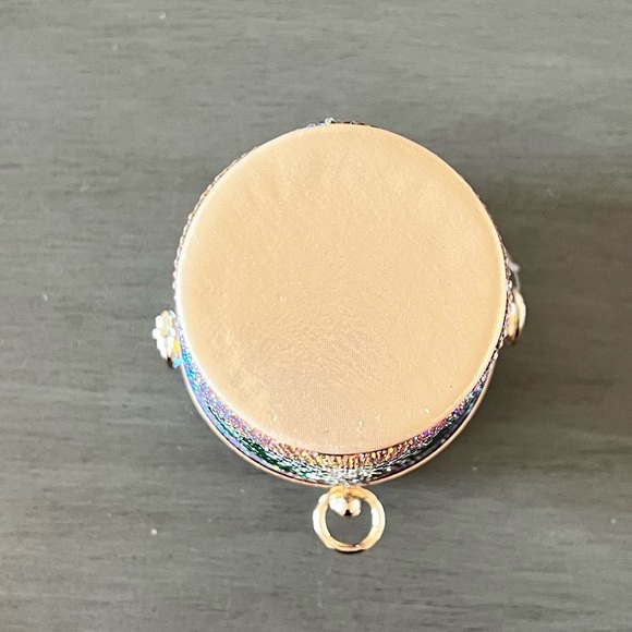 Starbucks Mermaid Rose Gold Aurora Borealis Rhinestone Coffee Cup Clutch Purse - Picture 8 of 13